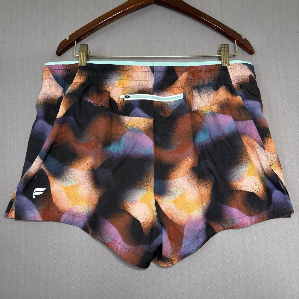 Fabletics Breathe Mid Rise Run Short Womens XXL Meltdown Athletic Stretch Gym